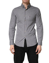Paul & Shark Gray Cotton Long Sleeves Button Down Dress Shirt - IT38 | XS