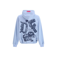 PDF Kanalblå sweatshirt i bomull