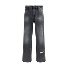 PDF Channel Gray Cotton Jeans Denim