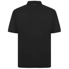 People Of Shibuya Black Cotton Polo Shirt - Polos