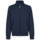 People Of Shibuya Blue Cotton Men’s Bomber Jacket - IT46 | S - Bomber Jackets
