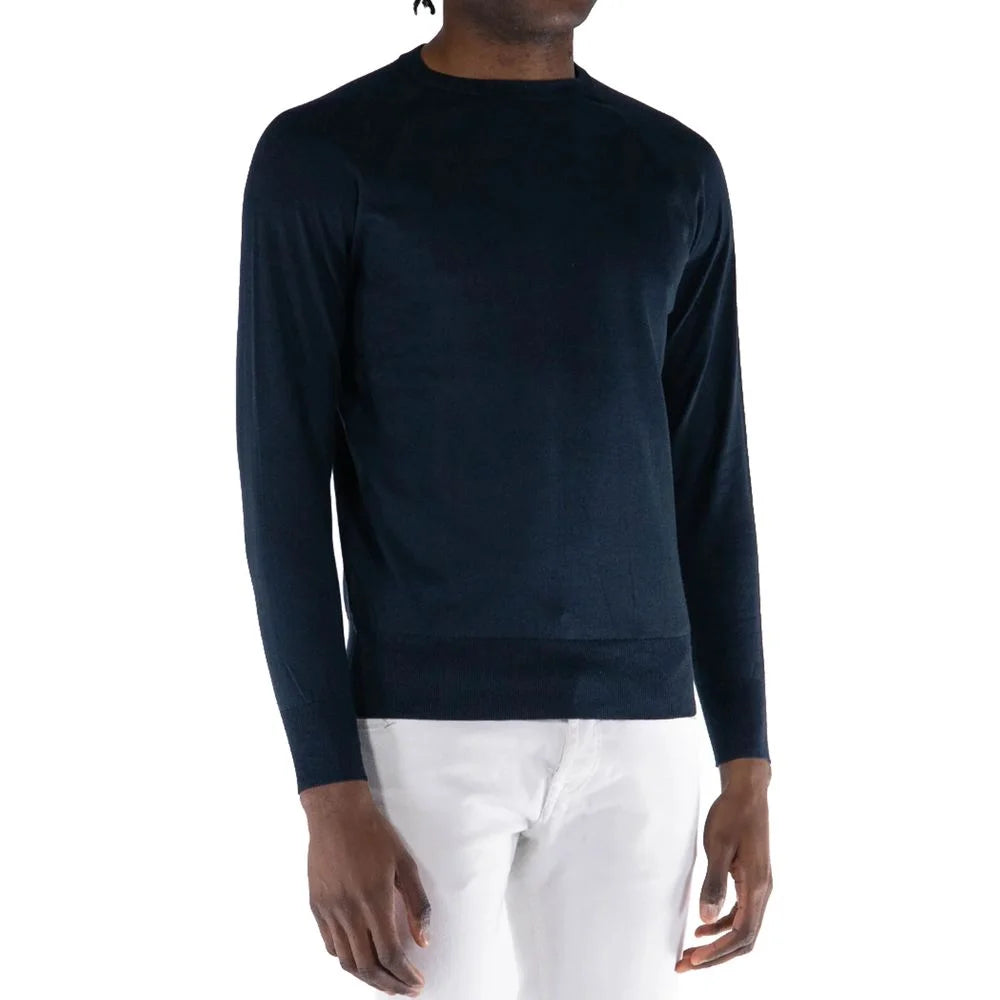 People Of Shibuya Blue Cotton Sweater - IT46 | S - Sweaters