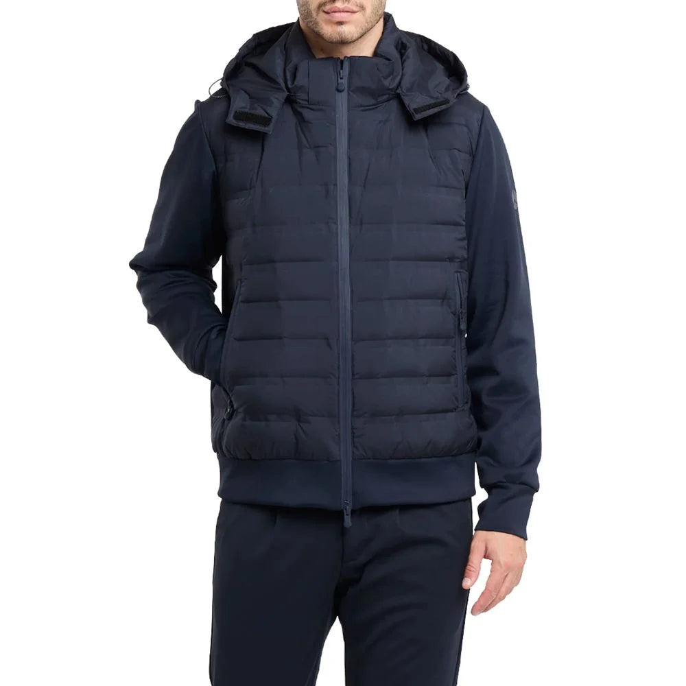 People Of Shibuya Blue Polyester Men Jacket - Puffer Jackets