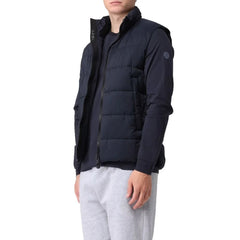 People Of Shibuya Blue Polyester Men Vest - IT58 | 3XL - Puffer Jackets