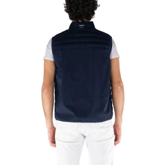 People Of Shibuya Blue Polyester Men’s Vest - Vests
