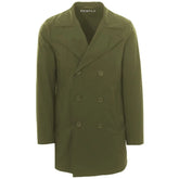 People Of Shibuya Green Recycled Polyester Men Trench Coat - Trench Coats