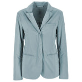 People Of Shibuya Light Blue Polyester Women Jacket - Sport Jackets