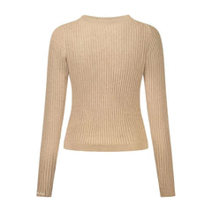 Pepe Jeans Beige Cotton Women Sweater - Sweaters