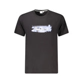 Pepe Jeans Black Cotton Men T-Shirt - S - T-Shirts