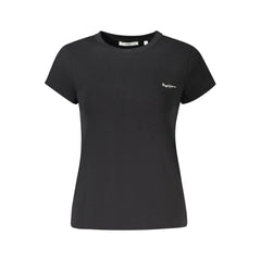Pepe Jeans Black Cotton Women T-Shirt - XS