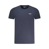 Pepe Jeans Blue Cotton Men T-Shirt - M - T-Shirts