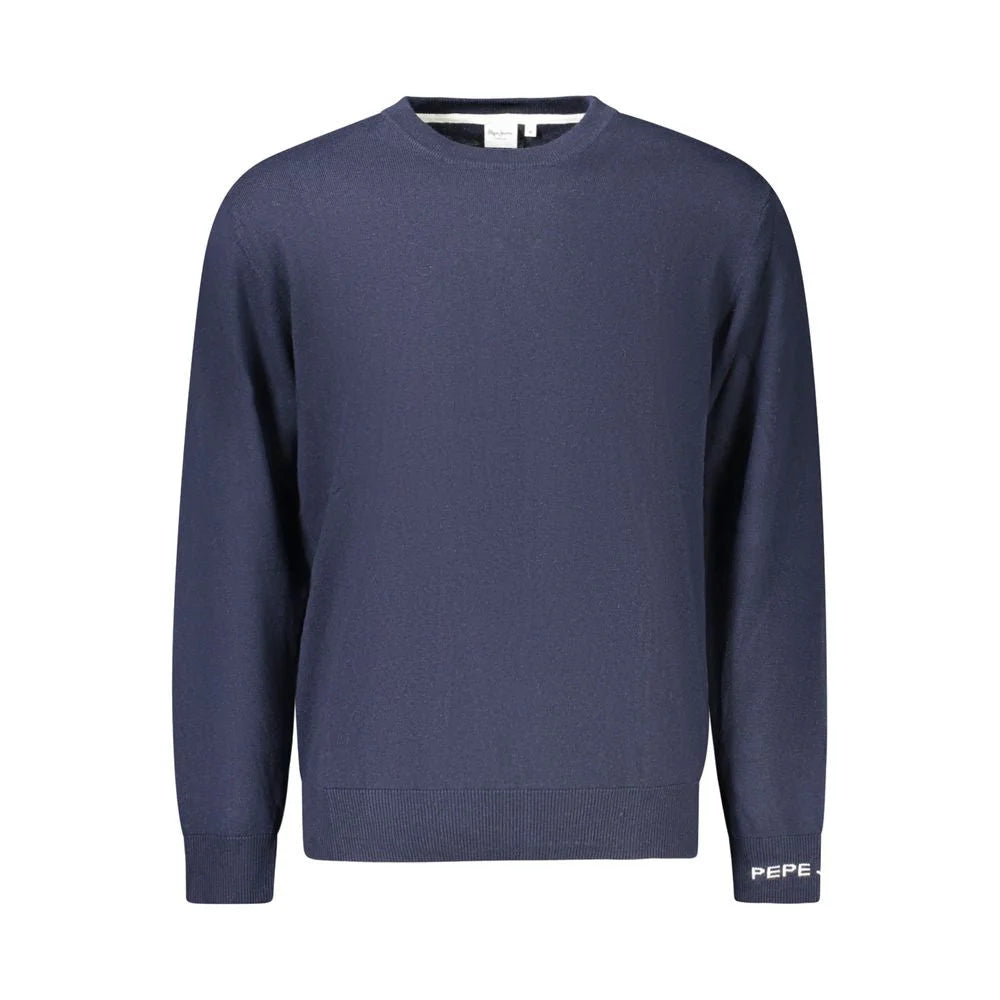 Pepe Jeans Blue Cotton Sweater - Sweaters