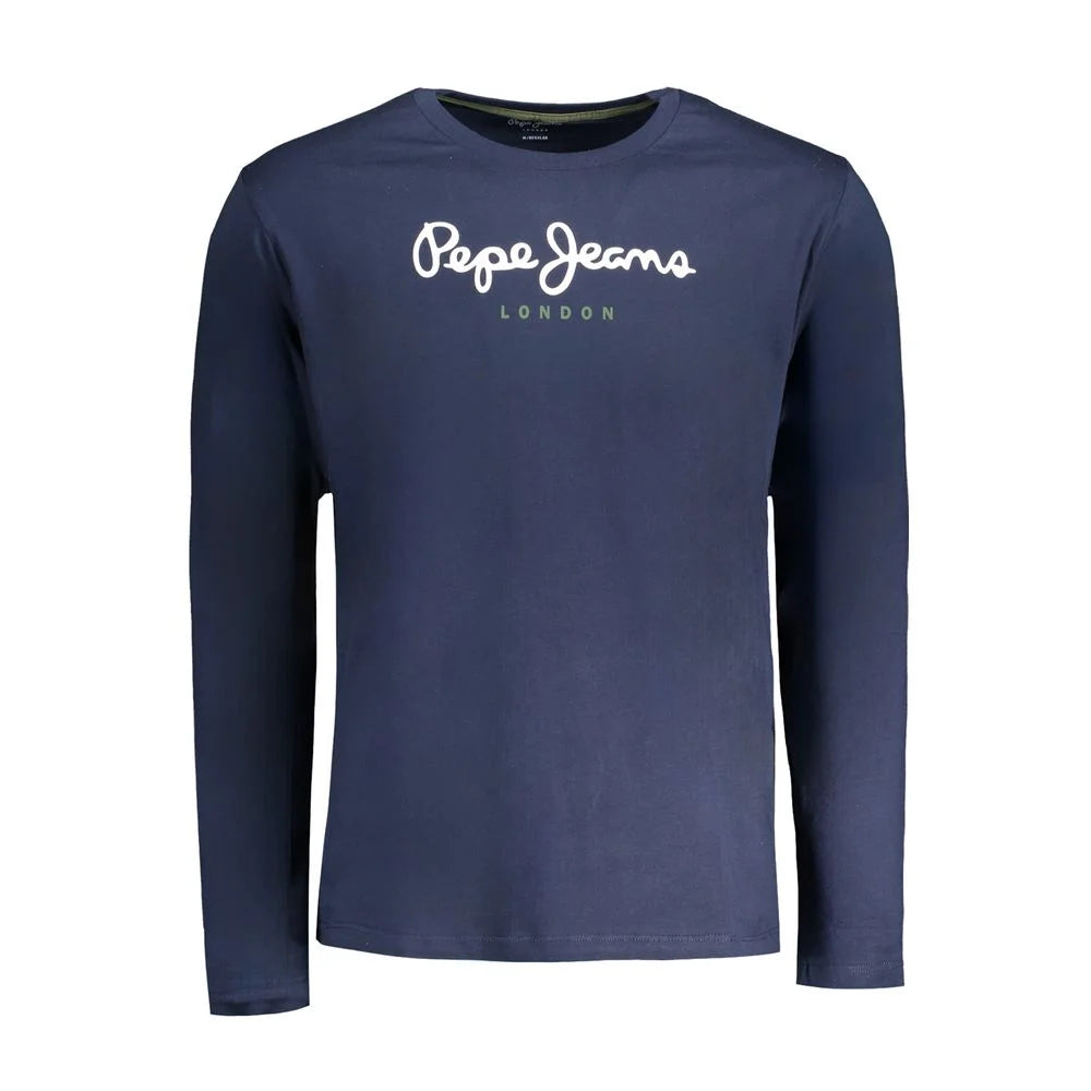 Pepe Jeans Blue Cotton T-Shirt - T-Shirts