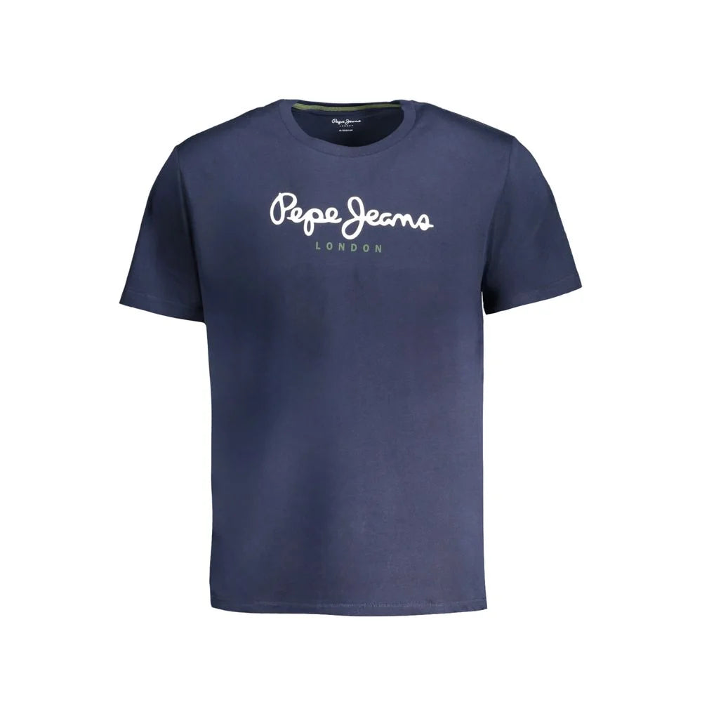 Pepe Jeans Blue Cotton T-Shirt - T-Shirts
