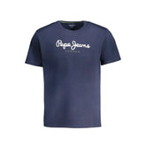 Pepe Jeans Blue Cotton T-Shirt - T-Shirts