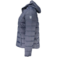 Pepe Jeans Blue Polyamide Jackets & Coat - Windbreakers