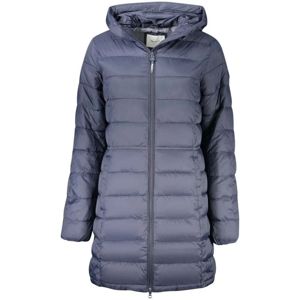 Pepe Jeans Blue Polyamide Women Jacket - XS