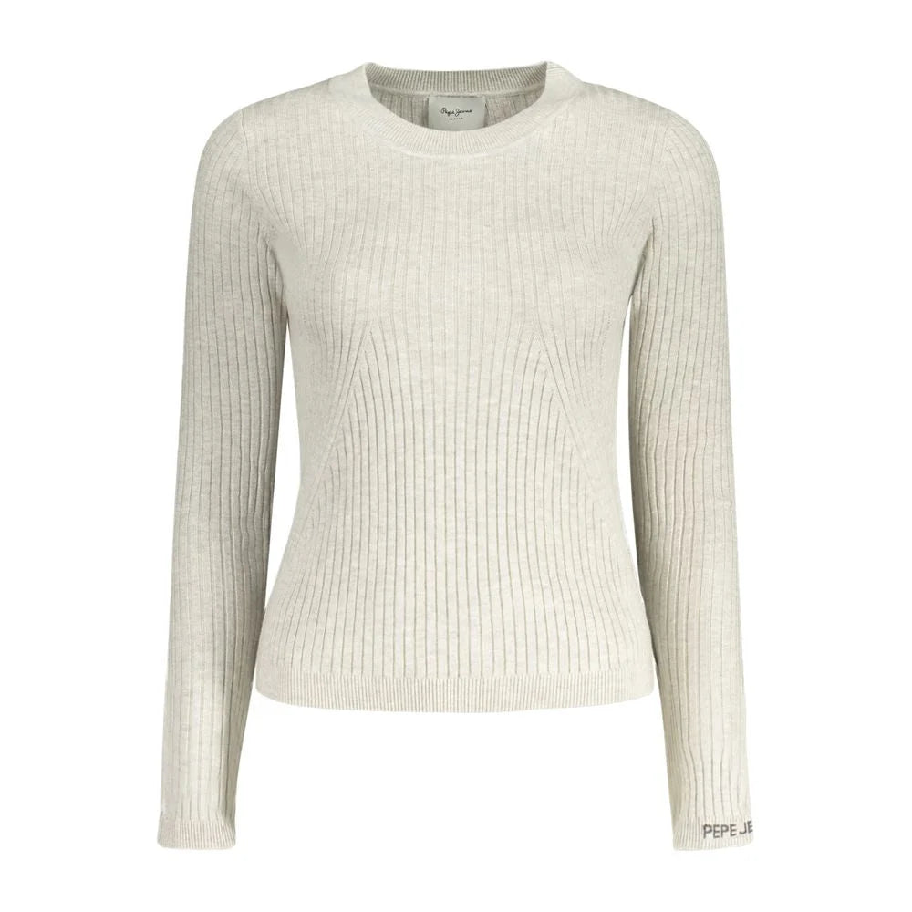 Pepe Jeans Gray Cotton Women Sweater - Sweaters