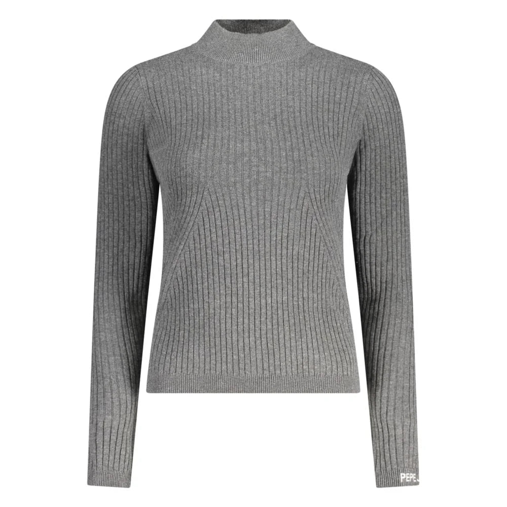 Pepe Jeans Gray Cotton Women Sweater - Sweaters