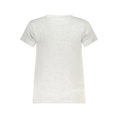 Pepe Jeans Gray Cotton Women T-Shirt