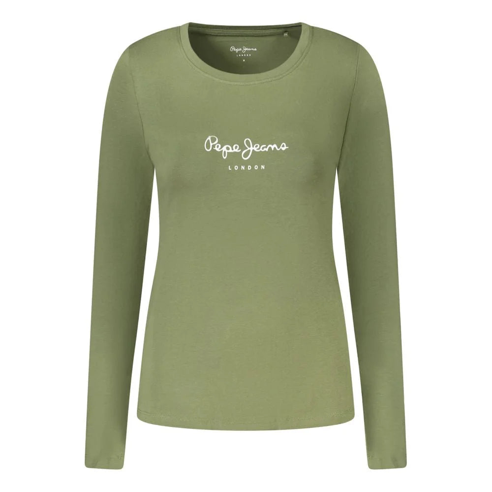Pepe Jeans Green Cotton T-Shirt - T-Shirts