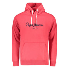 Pepe Jeans Red Cotton Men Sweater - Hoodies