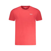 Pepe Jeans Red Cotton Men T-Shirt - XL - T-Shirts