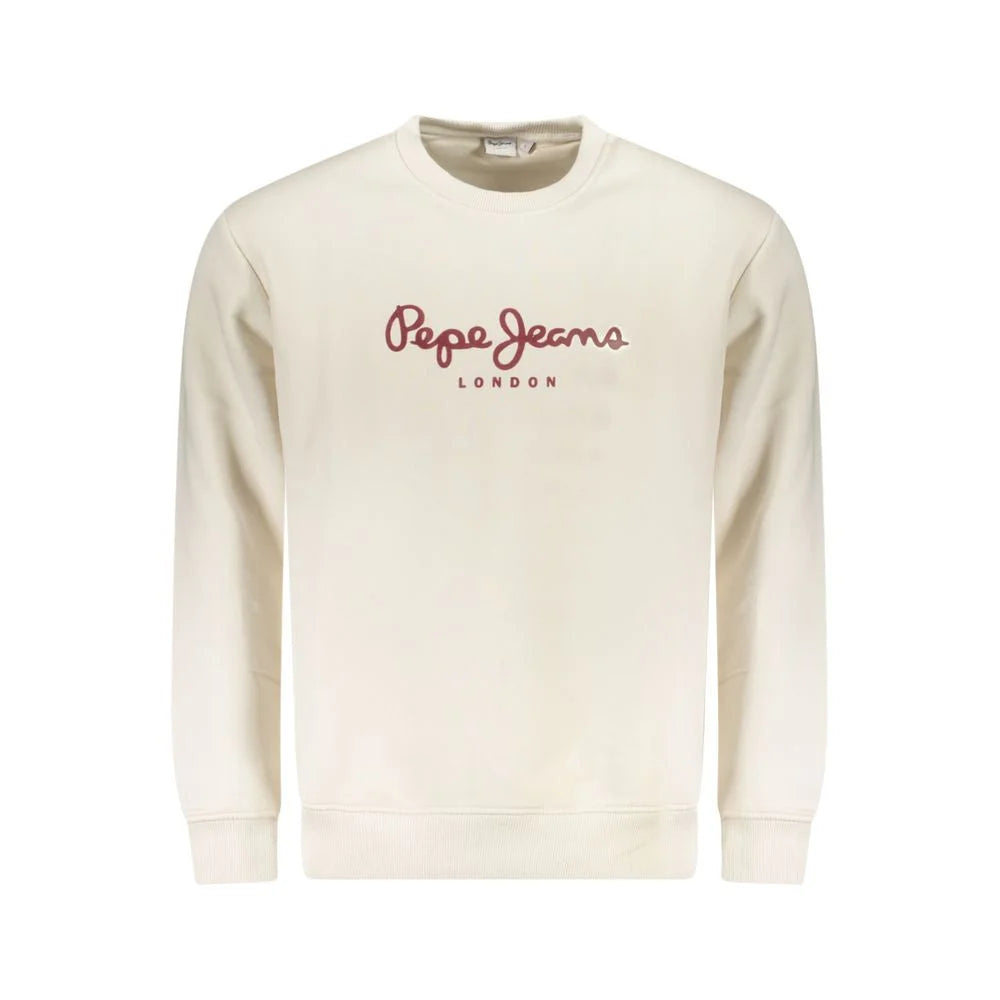 Pepe Jeans White Cotton Men Sweater - Sweatshirts