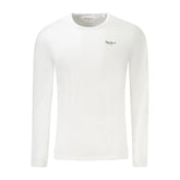 Pepe Jeans White Cotton Men T-Shirt - T-Shirts