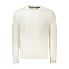 Pepe Jeans White Cotton Sweater - XL - Sweaters