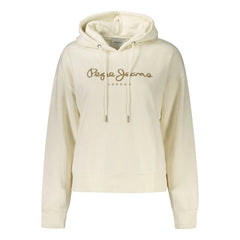 Pepe Jeans White Cotton Women Sweater - XS - Hoodies