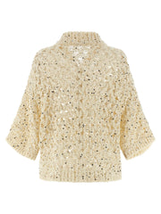 Peserico Beige Cotton Cardigan