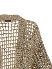 Peserico Beige Cotton Cardigan - IT44
