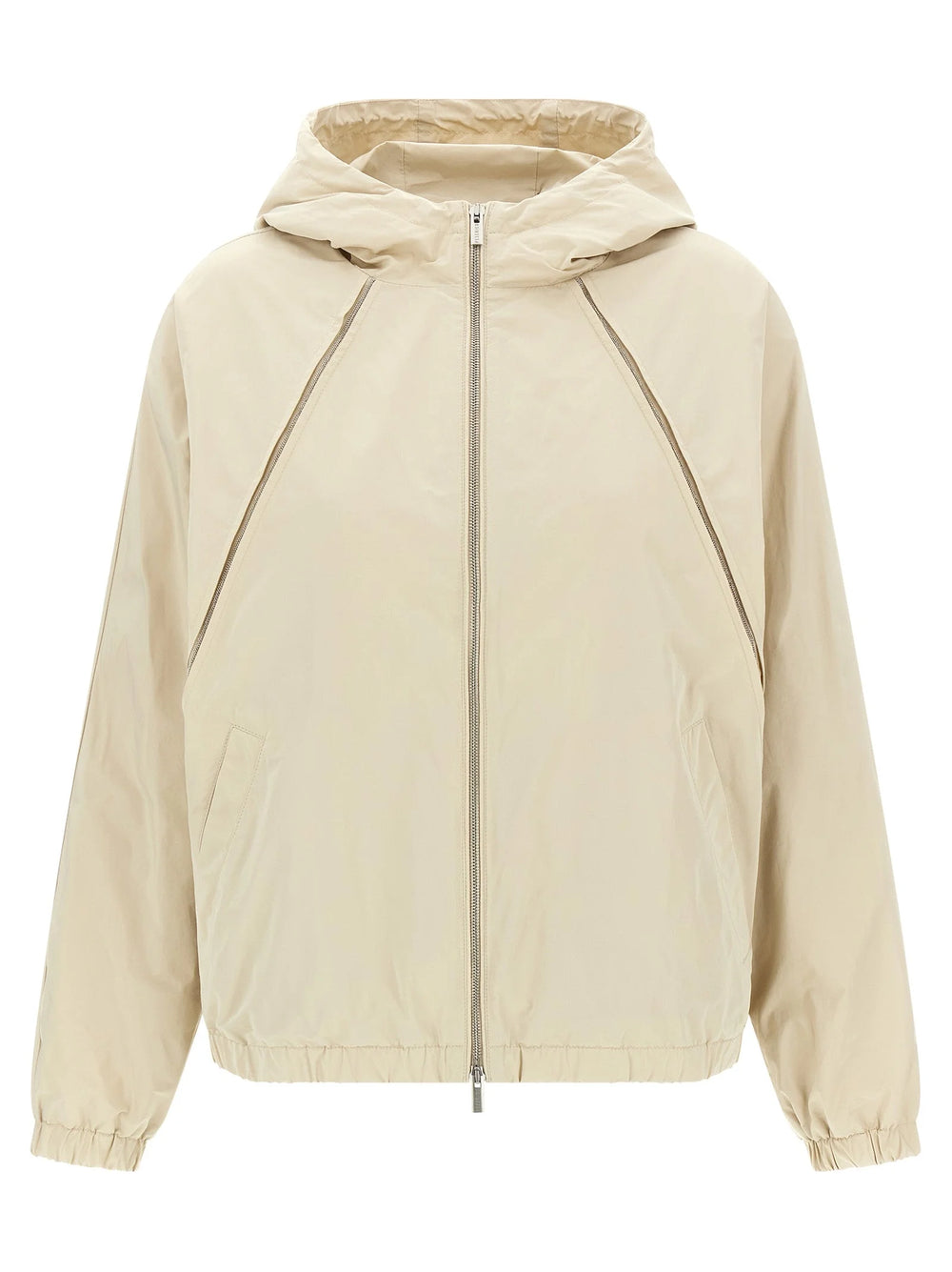 Peserico Beige Polyester Shell Jacket - IT46
