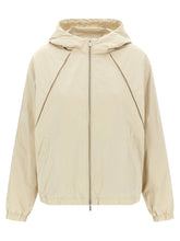 Peserico Beige Polyester Shell Jacket - IT46