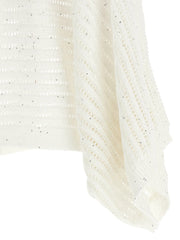 Peserico White Cotton Cardigan