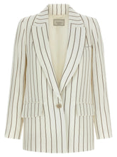 Peserico White Linen Blazer