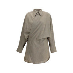 Petar Petrov Beige Fleece Wool Casual Dress - XS