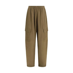 Petar Petrov Brown Silk Cargo Pants