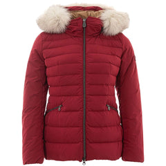 Peuterey Bordeaux Polyester Jackets & Coat - IT42|M - Puffer Jackets