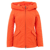 Peuterey Elegant Orange Polyester Jacket for Women - IT42|M - Sport Jackets