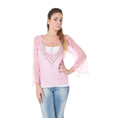 Phard Pink Silk Women Top - T-Shirts