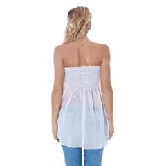 Phard White Polyester Underwear - Tank Tops
