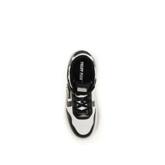 Philipp Plein נעלי ספורט אטלטית מעור פרה שחור Bos Taurus - נעלי ספורט