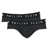 Philipp Plein Black Cotton Men Boxer Short Pack - XL - Boxer Shorts