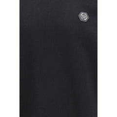 Philipp Plein Black Cotton Sweatshirt