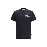 Philipp Plein Black Cotton T-Shirt