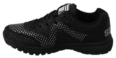 Philipp Plein Black Running Jasmines Sneakers Shoes - Sneakers