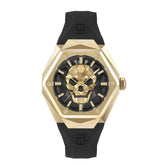 Philipp Plein Black Synthetic Dress Watch