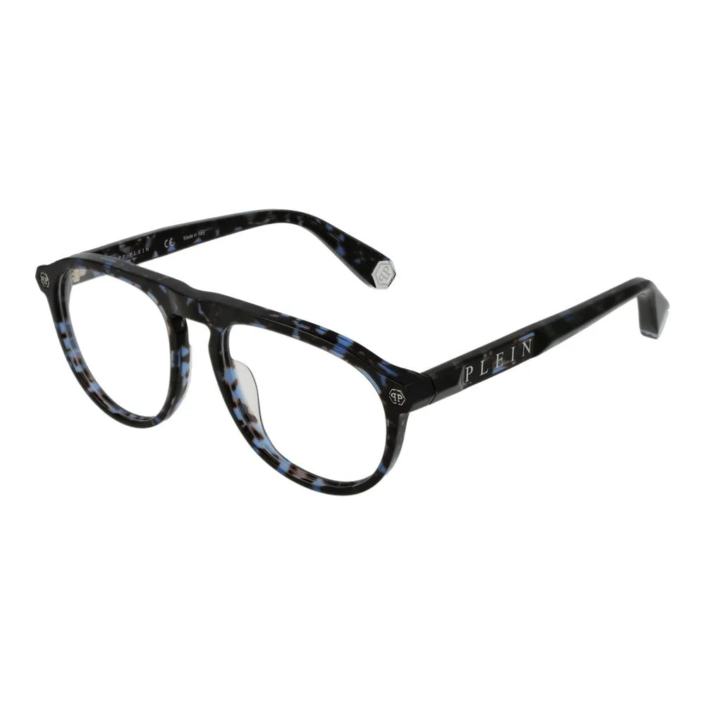 Philipp Plein Blue Cellulose Acetate Glasses (Frames) - Eyeglasses